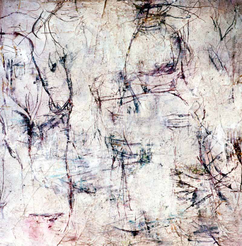 Summer and Winter at the Same Time, 24" x 24" (61 x 61 cm), Oil/Canvas,  1993